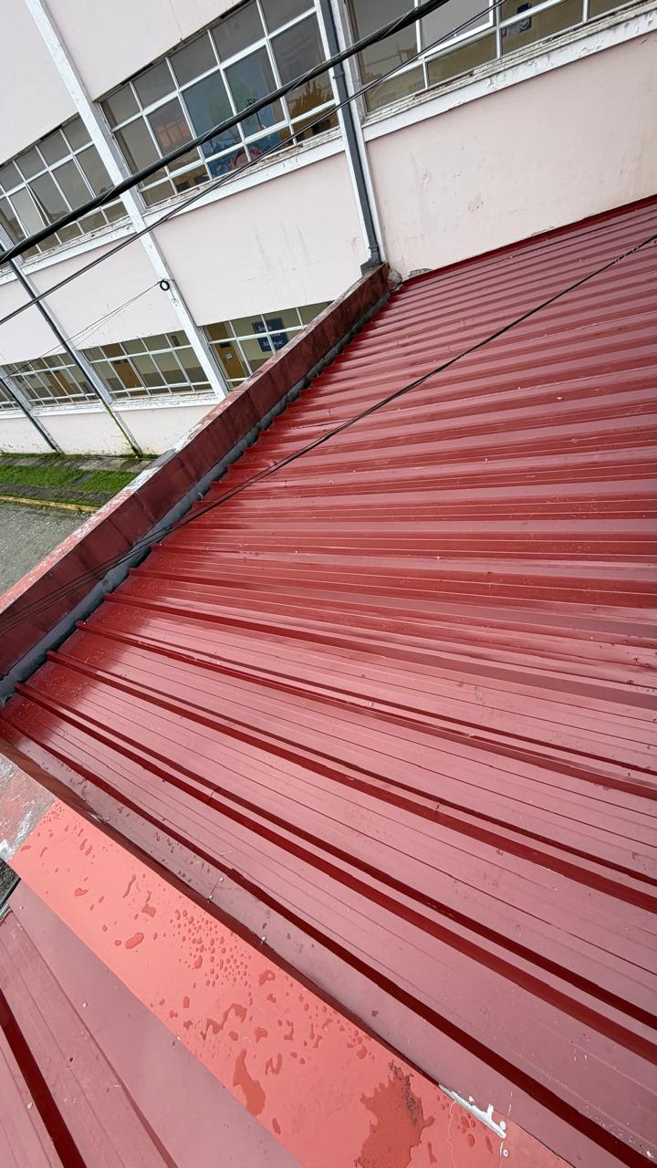Pv4 prepintado color terracota, Colegio Inmaculada Concepcion Puerto Montt