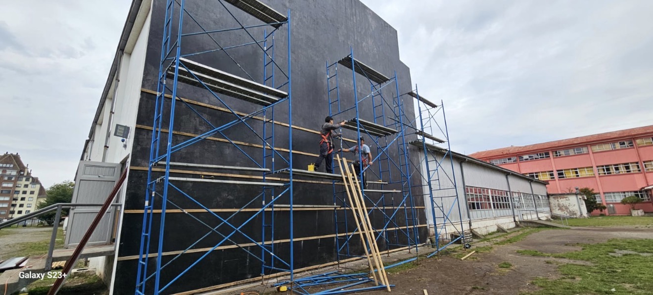 Remodelación muro exterior